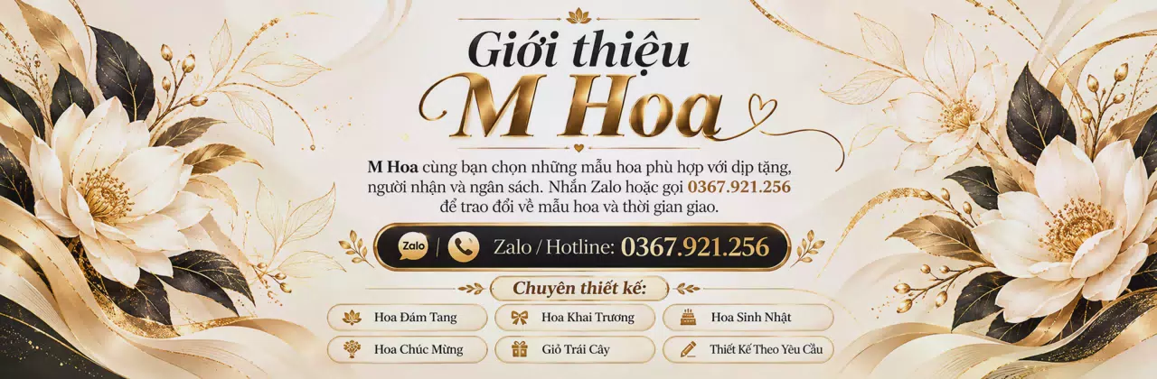 Ảnh bìa Shop hoa tươi Xã Hiển Khánh Ninh Bình - Chăm chút món quà từ sắc hoa